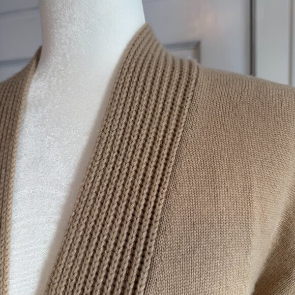 vince | camel wool and cashmere cardigan | size medium - Picture 2 of 6